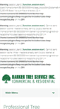 Mobile Screenshot of barkertreeservice.com